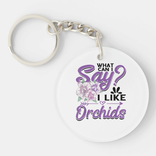 Porte-clefs Orchid Gardening (Devant)