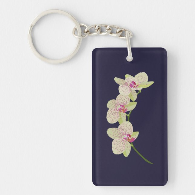 Porte-clefs Orchidée (Devant)