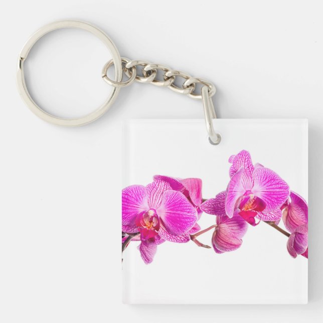 Porte-clefs Orchidée (Devant)