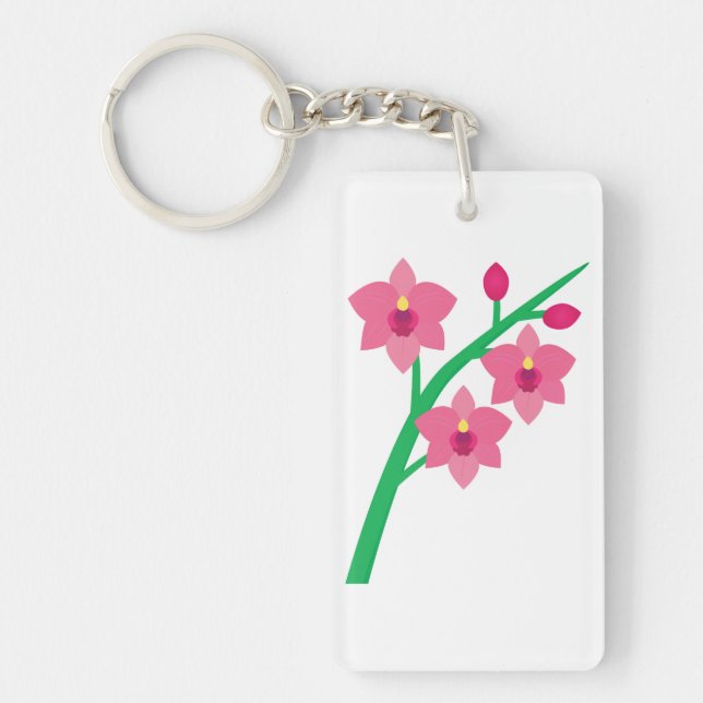 Porte-clefs Orchidées (Devant)