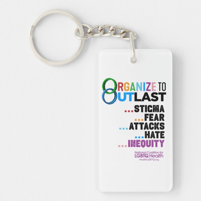 Porte-clefs Organize to Outlast Keychain (Devant)