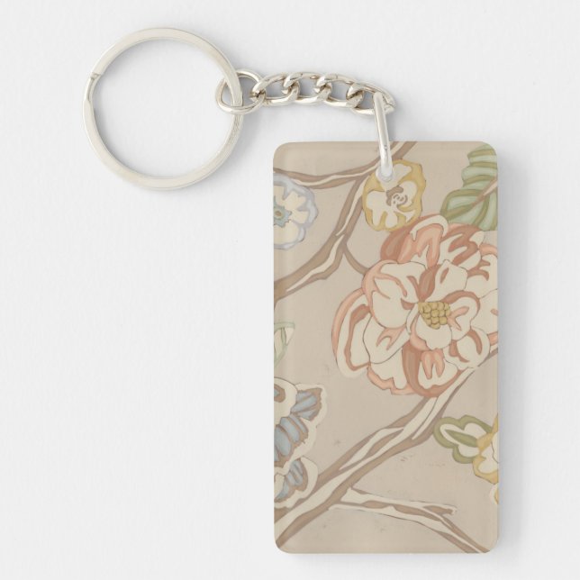 Porte-clefs Organza Chintz Floral Design (Devant)