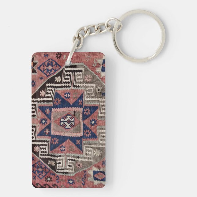 Porte-clefs Oriental Antique Rouge Kilim Rug (Dos)
