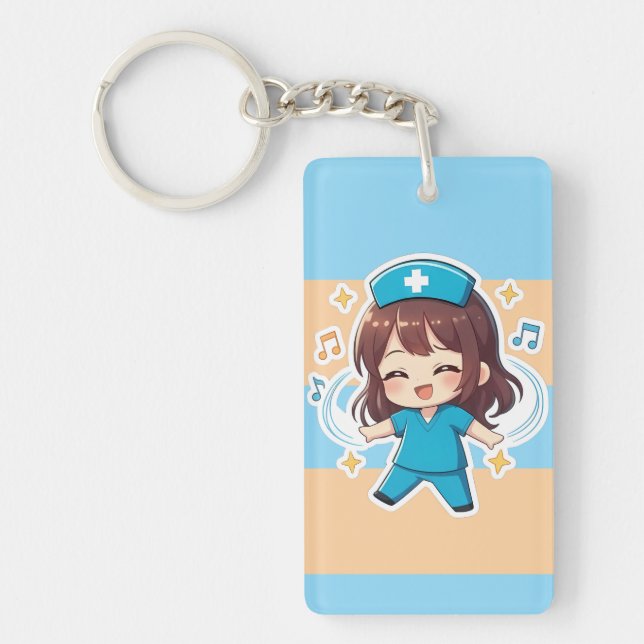 Porte-clefs Original Chibi Nurse 2.0 - Pulse of Joy (Devant)