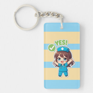 Porte-clefs Original Chibi Nurse 3.0 - Oui