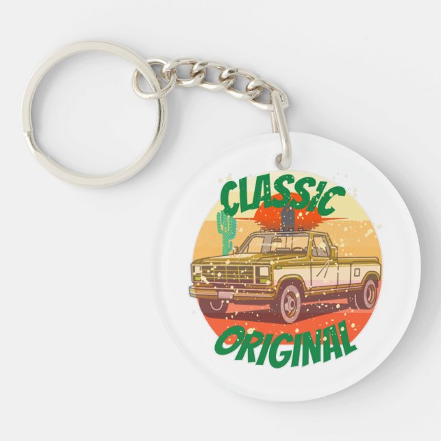 PORTE-CLEFS ORIGINAL COOL TRUCK VINTAGE  (Devant)