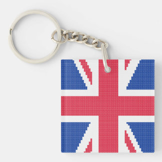 Porte-clefs Original cross-stitch design Union Jack