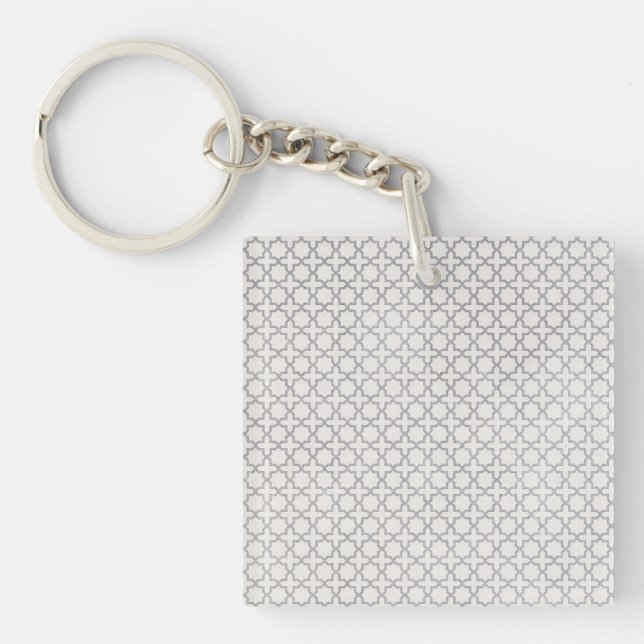 Porte-clefs Ornement arabesque élégant (Devant)