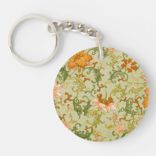 Porte-clefs Ornement chinois vintage Jones Fleurs