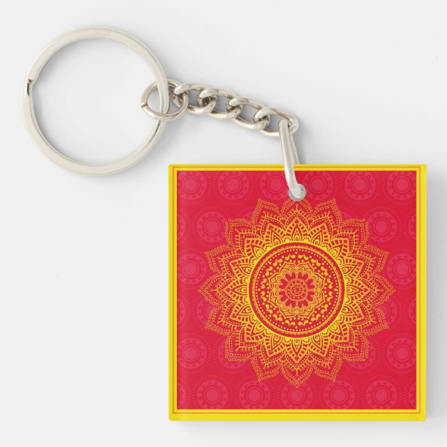 Porte-clefs Ornement indien (Devant)