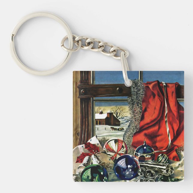 Porte-clefs Ornements de Noël (Devant)