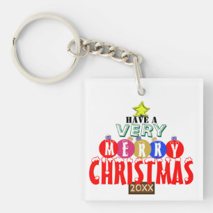 Porte-clefs Ornements de Noël personnalisés pour sapin
