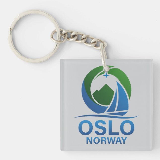 Porte-clefs Oslo Norvège Europe (Devant)