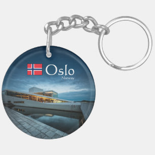 Porte-clefs Oslo Norvège Souvenir