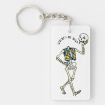 Où est mon esprit Drôle d'Halloween Squelette Acry