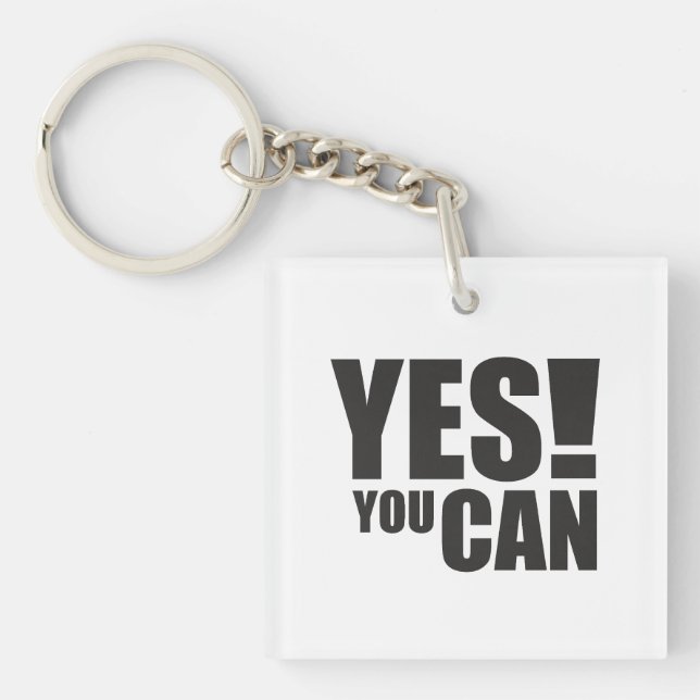 Porte-clefs OUI VOUS POUVEZ - Conception de devis motivationne (Devant)