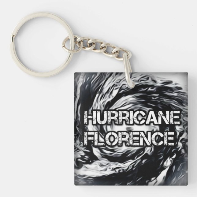 Porte-clefs Ouragan Florence (Devant)