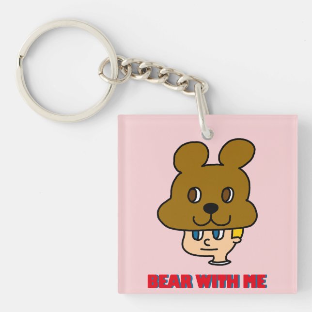 Porte-clefs Ours avec moi Porte - clé (Devant)