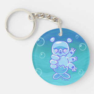 Porte-clefs Ours d'eau de Kawaii Tardigrade