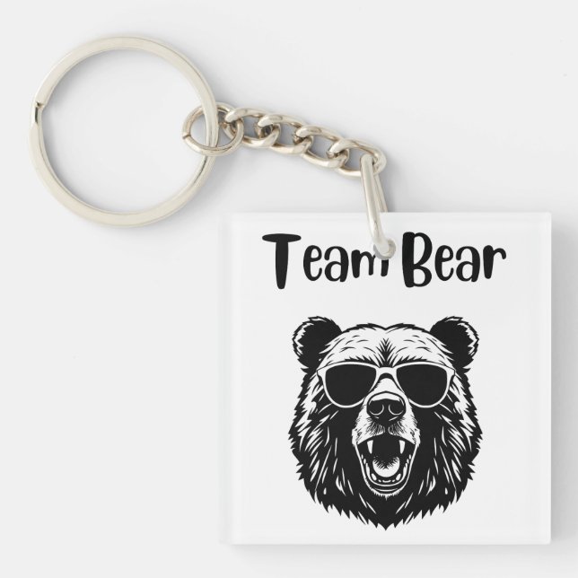 Porte-clefs Ours d'équipe (Devant)