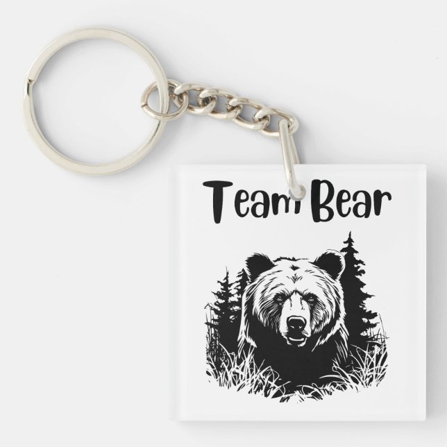 Porte-clefs Ours d'équipe (Devant)