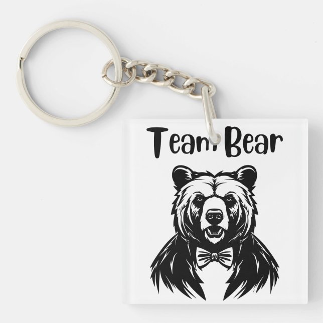 Porte-clefs Ours d'équipe (Devant)