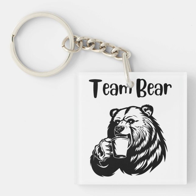 Porte-clefs Ours d'équipe (Devant)