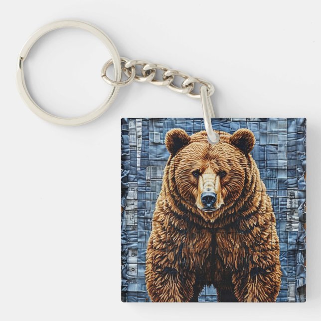 Porte-clefs Ours grizzly (Devant)