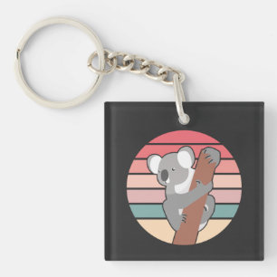 Porte-clefs Ours Koala Rétro