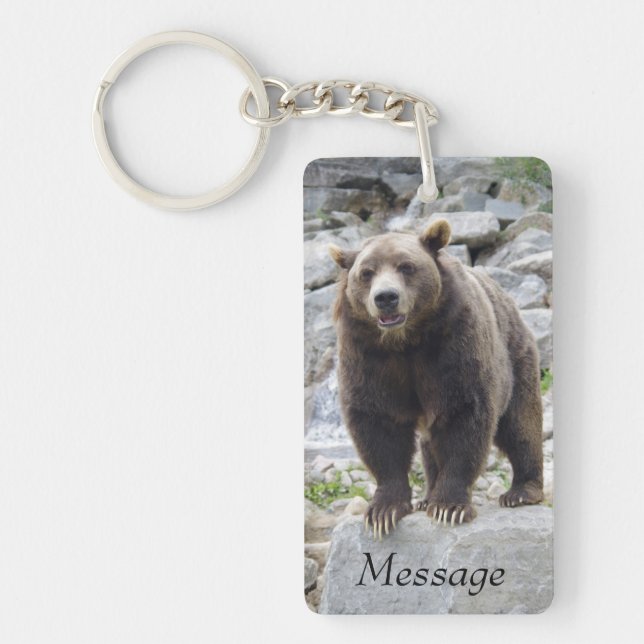 Porte-clefs Ours kodiak (Devant)