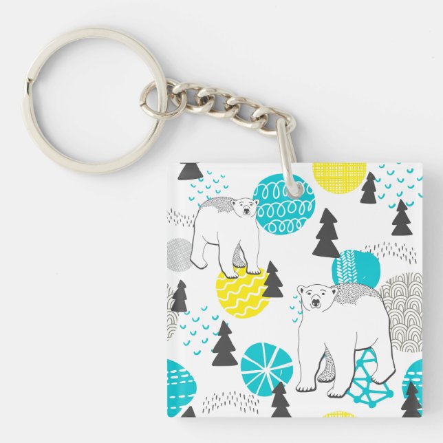 Porte-clefs Ours polaire (Devant)