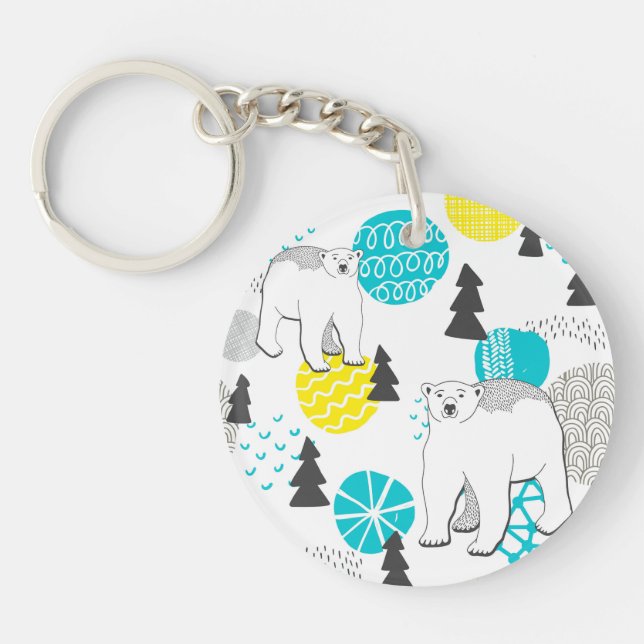 Porte-clefs Ours polaire (Devant)