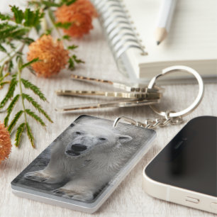 PORTE-CLEFS OURS POLAIRE ADORABLE 