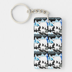 Porte-clefs Ours polaire personnalisé