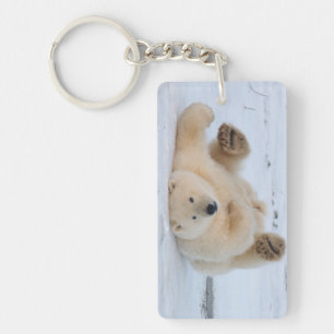 Porte-clefs ours polaire, Ursus maritimus, ourson roulant 3