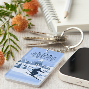 Porte-clefs Outdoor Adventure snowboard hiver