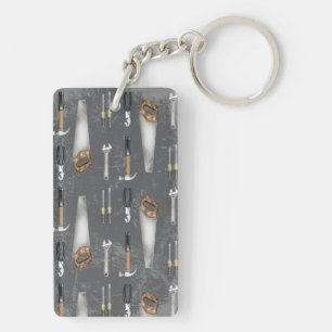 Porte-clefs Outils de travailleur rustiques