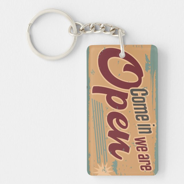 Porte-clefs Ouvert / fermé (Devant)