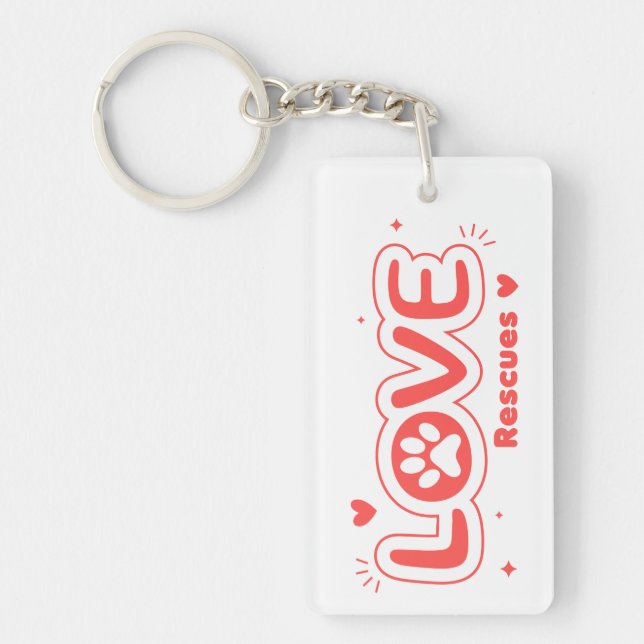Porte-clefs OWRAssist Love Rescues (Devant)