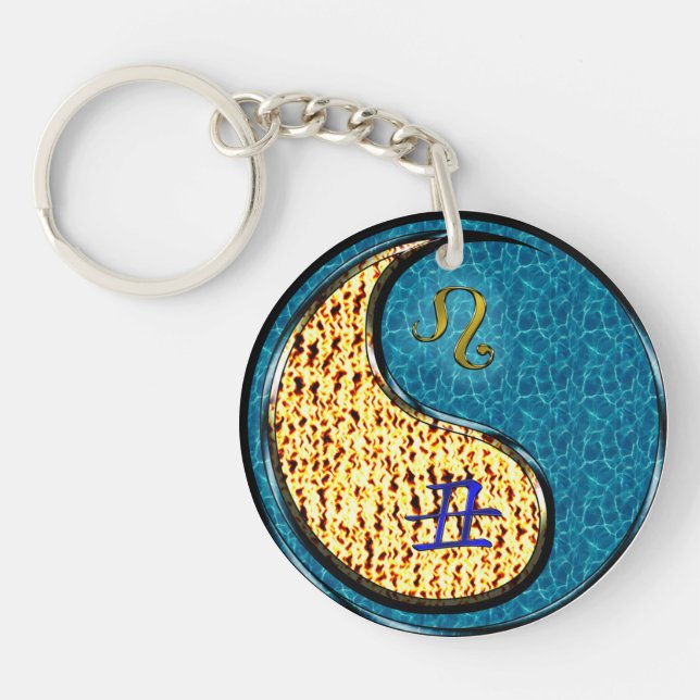 Porte-clefs Ox Leo & Eau (Devant)
