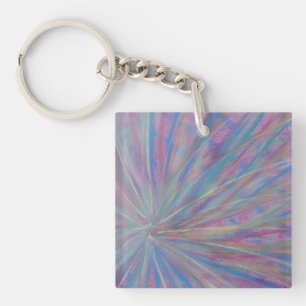 Porte-clefs P36 Art abstrait coloré unique