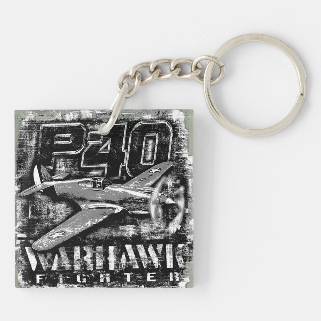 Porte-clefs P-40 Warhawk (Dos)