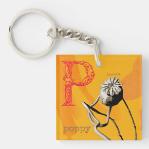Porte-clefs P est pour le porte - clé Poppy