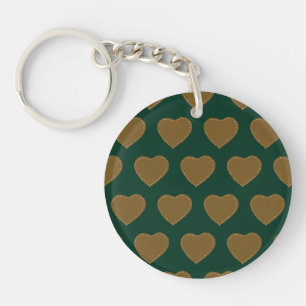 Porte-clefs Pain d'épices Porte - clé (vert et Brown)