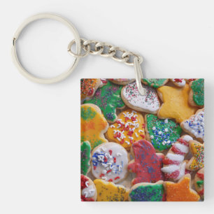 Porte-clefs Pains de Noël I Cuisson de vacances colorée