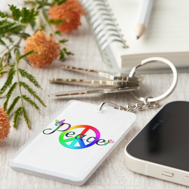 Porte-clefs Paix (Devant droit)