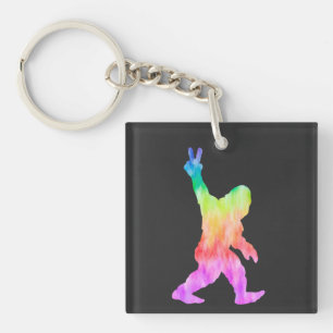 Porte-clefs Paix Amour Bigfoot