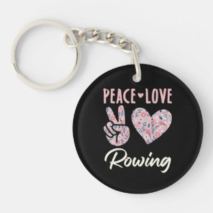 Porte-clefs Paix Amour Rwing