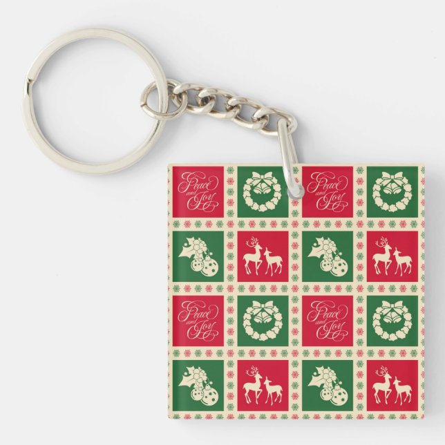 Porte-clefs Paix et joie (Devant)