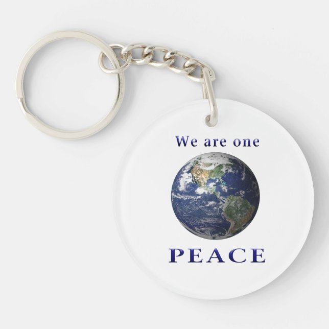 Porte-clefs Paix sur terre (Devant)